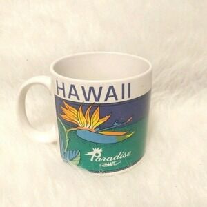 Vtg 1985 RBCI HATTIE Hawaii Bird of Paradise Coffee/Tea MUG / CUP